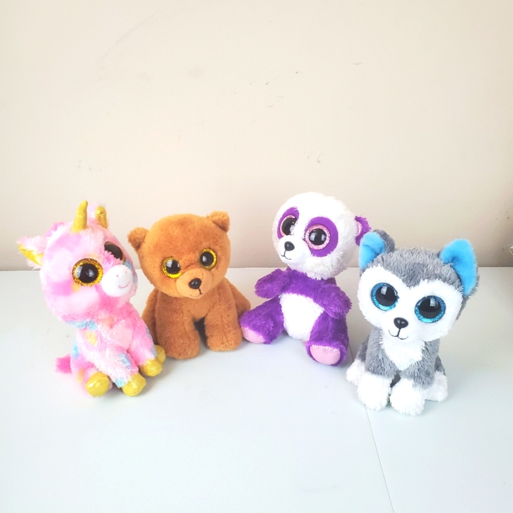 4 TY Beanie Boos 6"